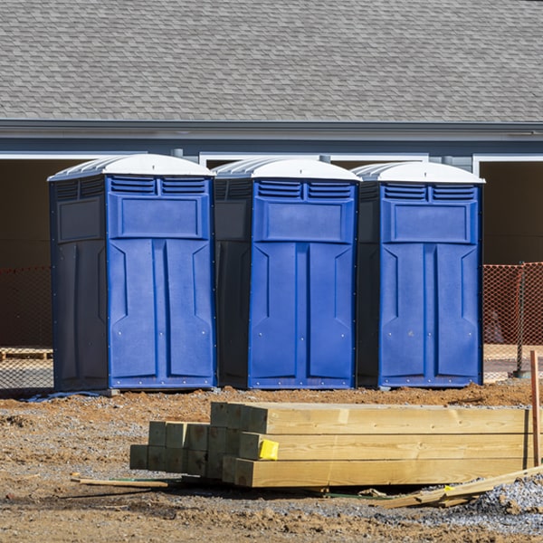 how do you ensure the portable restrooms are secure and safe from vandalism during an event in Algona Iowa